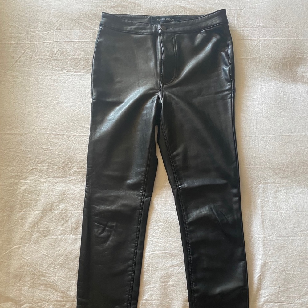 Nordstrom brand leather pants